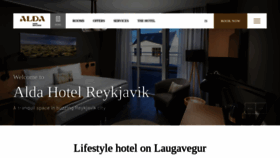 What Aldahotel.is website looked like in 2020 (3 years ago)