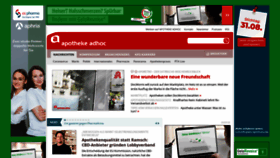 What Apotheke-adhoc.de website looked like in 2020 (3 years ago)