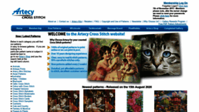 What Artecy.com website looked like in 2020 (3 years ago)