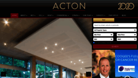 What Acton.com.au website looked like in 2020 (3 years ago)