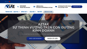 What Aztax.com.vn website looked like in 2020 (3 years ago)