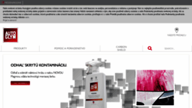 What Autoglym.sk website looked like in 2020 (5 years ago)