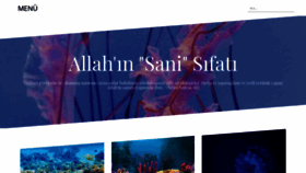 What Allahinsanati.com website looked like in 2020 (3 years ago)