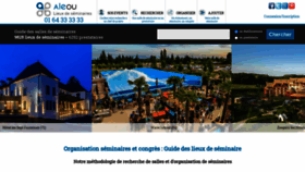 What Aleou.fr website looked like in 2020 (3 years ago)