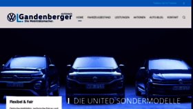 What Autohaus-gandenberger.de website looked like in 2020 (3 years ago)