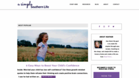 What Asimplesouthernlife.com website looked like in 2020 (3 years ago)