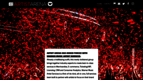What Artistarena.com website looked like in 2020 (4 years ago)