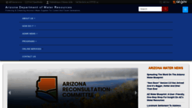 What Azwater.gov website looked like in 2020 (3 years ago)