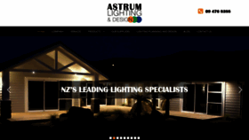 What Astrumlighting.co.nz website looked like in 2020 (3 years ago)