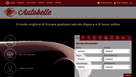 What Autobelle.it website looked like in 2020 (3 years ago)