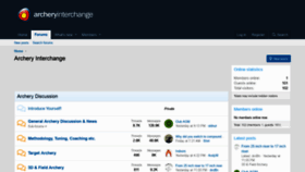 What Archeryinterchange.com website looked like in 2020 (3 years ago)