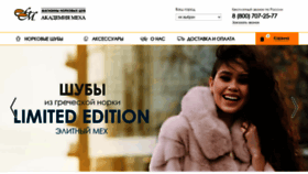 What Akademiameha.ru website looked like in 2020 (3 years ago)