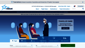 What Airtransat.com website looked like in 2020 (3 years ago)