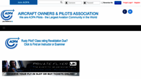 What Aopa.co.uk website looked like in 2020 (3 years ago)