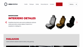 What Airbagucentras.lt website looked like in 2020 (3 years ago)