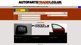 What Autopartstrader.co.uk website looked like in 2020 (3 years ago)