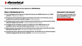 What Agrotablica.pl website looked like in 2020 (3 years ago)