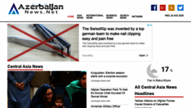 What Azerbaijannews.net website looked like in 2020 (3 years ago)