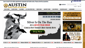 What Austincoins.com website looked like in 2020 (3 years ago)