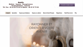 What Amelyvoyance.net website looked like in 2020 (3 years ago)