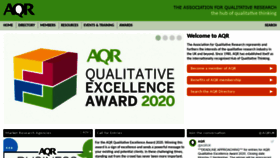 What Aqr.org.uk website looked like in 2020 (3 years ago)