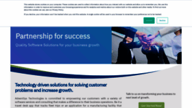 What Adventsys.in website looked like in 2020 (5 years ago)