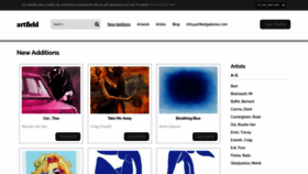What Artfieldgalleries.com website looked like in 2020 (3 years ago)