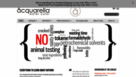 What Acquarellapolish.com website looked like in 2020 (3 years ago)