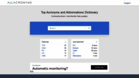 What Acronymgeek.com website looked like in 2020 (3 years ago)