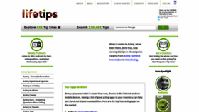 What Acting.lifetips.com website looked like in 2020 (3 years ago)