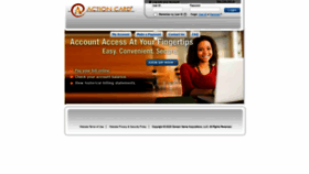 What Actionbankcard.com website looked like in 2020 (3 years ago)