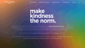 What Actsofkindness.org website looked like in 2020 (3 years ago)