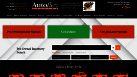 What Autoflex.com website looked like in 2020 (3 years ago)