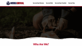 What Americasurvival.org website looked like in 2020 (3 years ago)