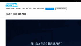 What Alldayautotransport.com website looked like in 2020 (3 years ago)