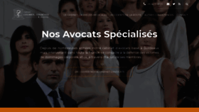 What Avocats-coubris-courtois-et-associes.fr website looked like in 2020 (3 years ago)