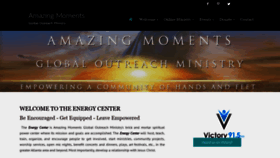 What Amazingmoments.org website looked like in 2020 (3 years ago)