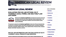 What Americanlegalreview.com website looked like in 2020 (3 years ago)