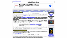 What Animalpicturesarchive.com website looked like in 2020 (3 years ago)