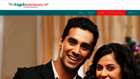 What Angelmatrimony.com website looked like in 2020 (3 years ago)