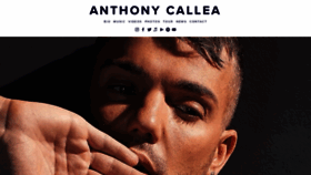 What Anthonycallea.com website looked like in 2020 (3 years ago)