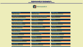 What Antoniuszoekt.nl website looked like in 2020 (3 years ago)