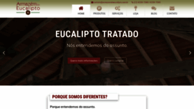 What Armazemdoeucalipto.com.br website looked like in 2020 (3 years ago)