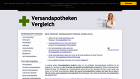 What Apotheken-vergleich.com website looked like in 2020 (3 years ago)