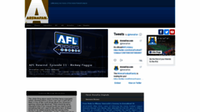 What Arenafan.com website looked like in 2020 (4 years ago)