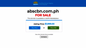 What Abscbn.com.ph website looked like in 2020 (3 years ago)