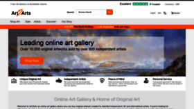 What Art2arts.co.uk website looked like in 2020 (3 years ago)