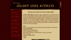 What Avvocatobudapest.com website looked like in 2020 (3 years ago)