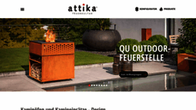 What Attika.ch website looked like in 2020 (3 years ago)