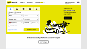 What Autoscout.nl website looked like in 2020 (3 years ago)